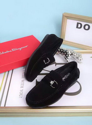 Salvatore Ferragamo Business Casual Men Shoes--008